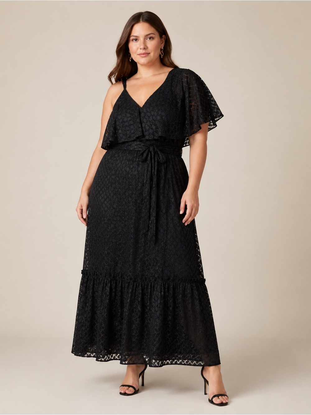 NWT Diane von Furstenberg Ella Black Maxi Wrap Dress Size L $798